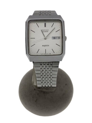 【中古】SEIKO◆クォーツ腕時計/アナログ/ステンレス/WHT/SLV/SS/9063-5020【服飾雑貨他】 【中古】SEIKO◆クォーツ腕時計/アナログ/ステンレス/WHT/SLV/SS/9063-5020【服飾雑貨他】