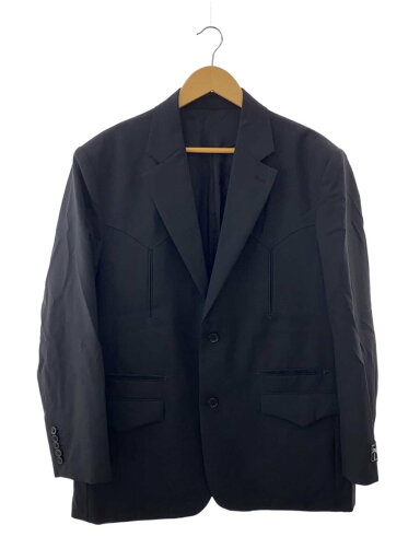 【中古】DAIRIKU◆24ss/テーラードジャケット/--/ポリエステル/BLK/無地【メンズウェア】 【中古】DAIRIKU◆24ss/テーラードジャケット/--/ポリエステル/BLK/無地【メンズウェア】