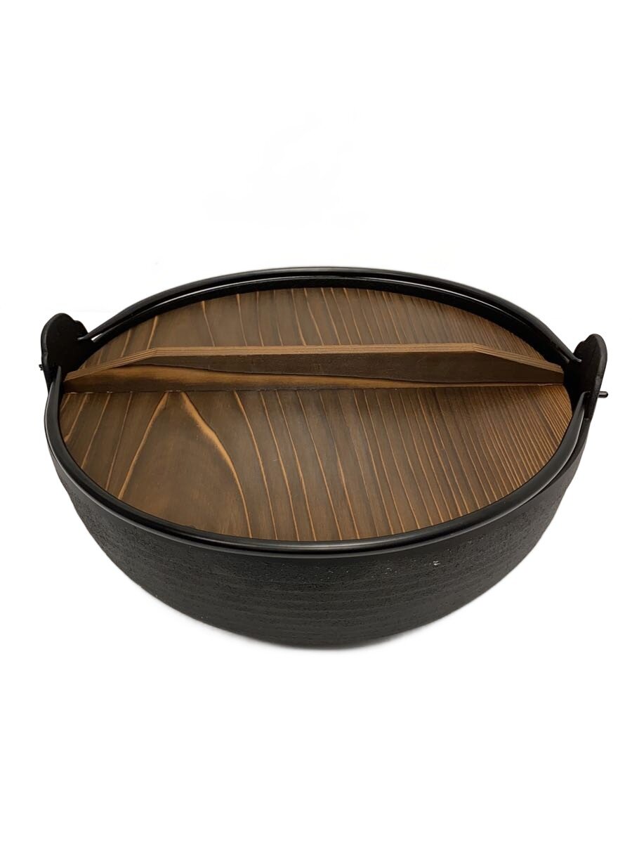 乐天商城 - 【中古】南部鉄器◆鍋/容量:5L/サイズ:30cm/BLK/丸鍋【キッチン用品】