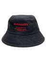 【中古】BURBERRY◆バケットハット/L/コットン/BLK/メンズ/80534741【服飾雑貨他】