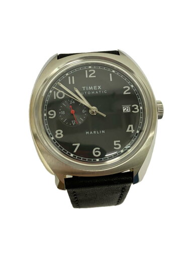 【中古】TIMEX◆自動巻腕時計/アナログ/レザー/BLK/BLK/SS/TW2V62100【服飾雑貨他】 【中古】TIMEX◆自動巻腕時計/アナログ/レザー/BLK/BLK/SS/TW2V62100【服飾雑貨他】