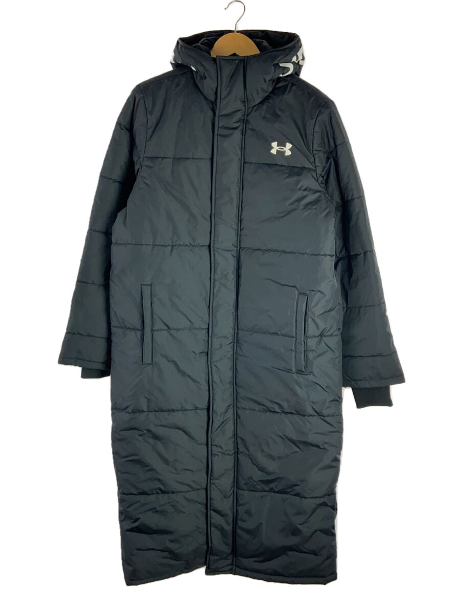 【中古】UNDER ARMOUR◆コート/--/ポリエステル/BLK/1375526【レディースウェア】