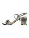 【中古】MIU MIU◆サンダル/37/SLV【シューズ】