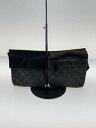 【中古】GUCCI◆GUCCI グッチ ウエストバッグ/28566/総柄/BLK【バッグ】