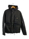 【中古】PRADA◆21AW/CARGO JACKET/Rafsimonsコレクション/M/ナイロン/BLK/SGB812【メンズウェア】