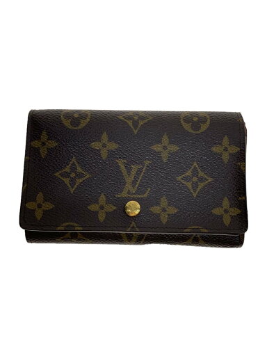 【中古】LOUIS VUITTON◆2)ポルト・フォイユ・トレゾール_モノグラム・キャンバス_BRW/PVC/BRW/メンズ【服飾雑貨他】 【中古】LOUIS VUITTON◆2)ポルト・フォイユ・トレゾール_モノグラム・キャンバス_BRW/PVC/BRW/メンズ【服飾雑貨他】