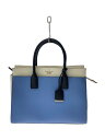 【中古】kate spade new york◆ハンドバッグ/レザー/BLU【バッグ】