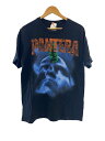 【中古】Hanes◆90s/PANTERA/FAR BEYOND DRIWEN WORLD TOUR/Tシャツ/L/コットン/BLK【メンズウェア】