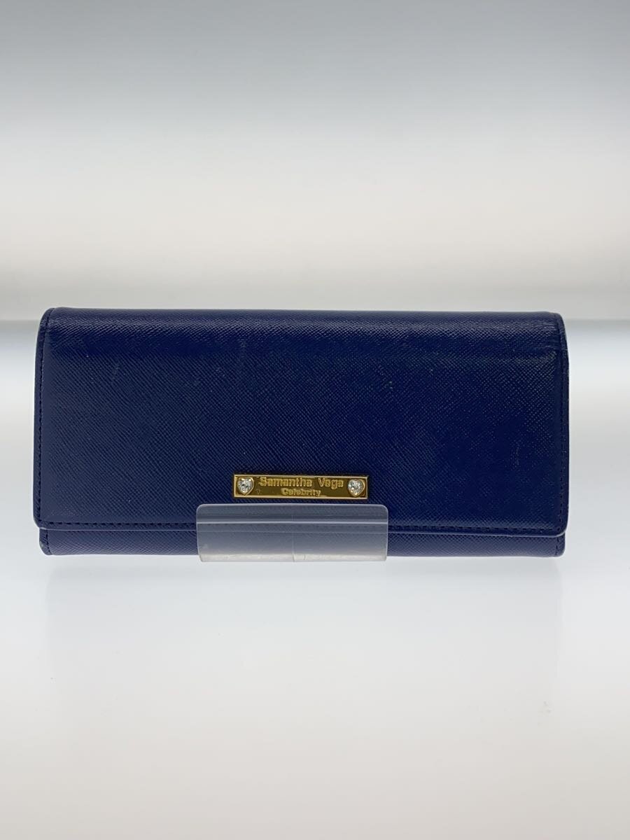 【中古】Samantha Thavasa◆長財布/--/BLU/無地/レディース【服飾雑貨他】