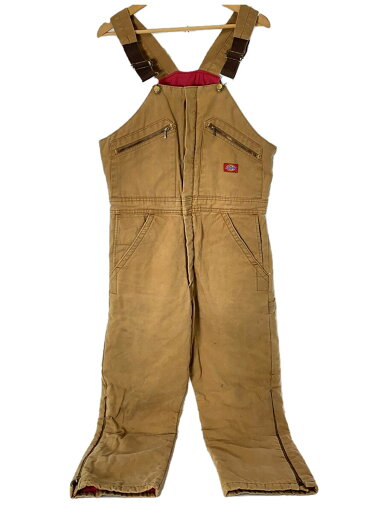 【中古】DICKIES◆オーバーオール/34/コットン/CML【メンズウェア】 【中古】DICKIES◆オーバーオール/34/コットン/CML【メンズウェア】