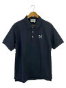 【中古】Rowing Blazers◆ポロシャツ/M/ポリエステル/ネイビー【メンズウェア】