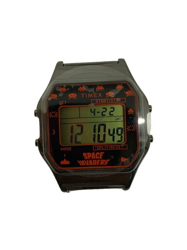 【中古】TIMEX◆クォーツ腕時計/デジタル/ステンレス/BLK/BLK/SS/TW2V30200【服飾雑貨他】 【中古】TIMEX◆クォーツ腕時計/デジタル/ステンレス/BLK/BLK/SS/TW2V30200【服飾雑貨他】