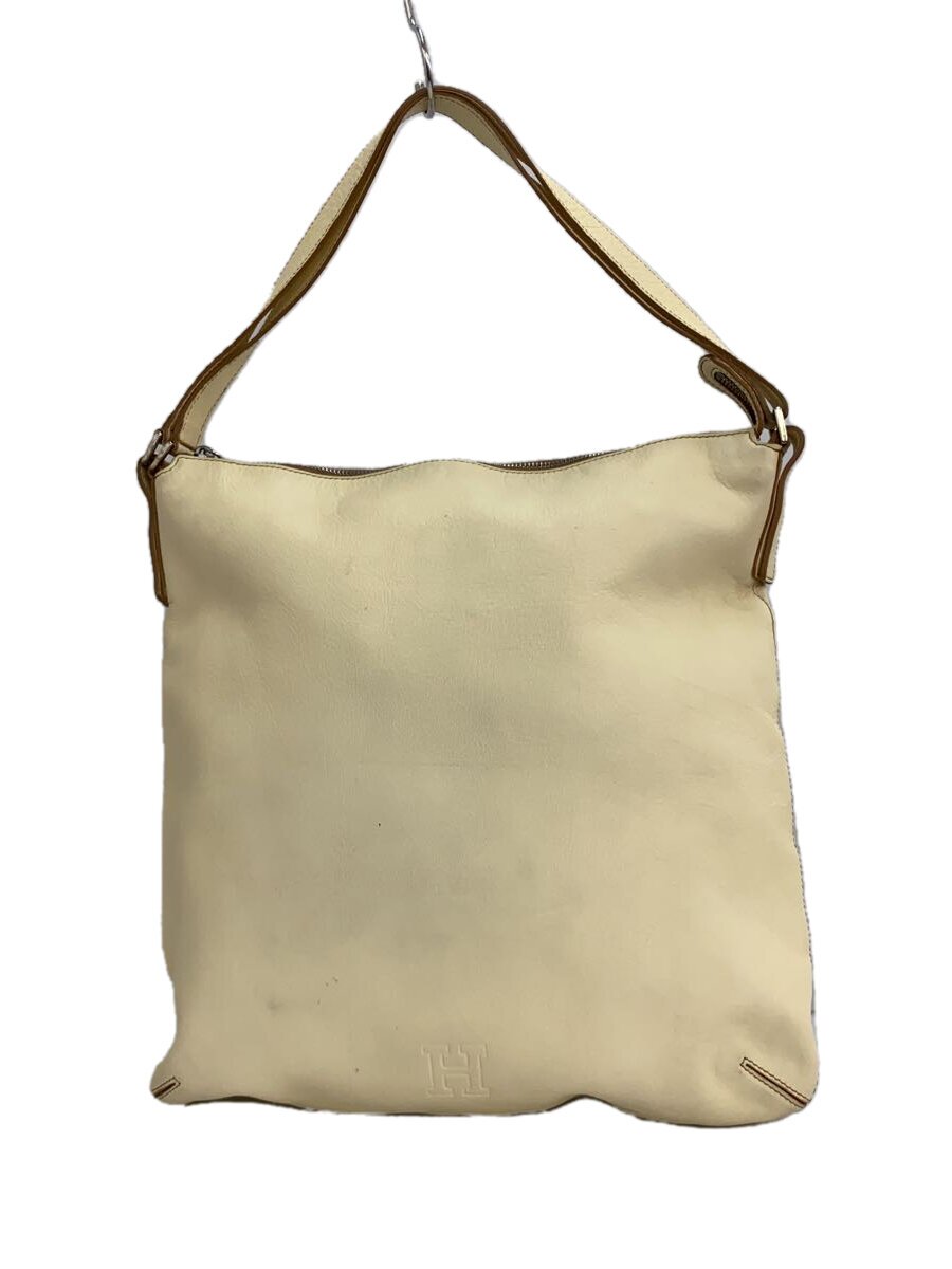 Rakuten - 【中古】HIROFU◆ショルダーバッグ/MADE IN ITALY/イタリア製/ロゴ/レザー/CRM【バッグ】