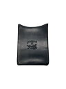 【中古】IL BISONTE◆シガレットケース/レザー/BLK/メンズ【服飾雑貨他】