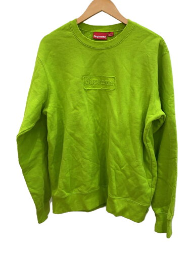 【中古】Supreme◆20ss Cutout Logo Creneck/スウェット/M/コットン/GRN//【メンズウェア】 【中古】Supreme◆20ss Cutout Logo Creneck/スウェット/M/コットン/GRN//【メンズウェア】