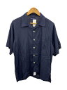 【中古】DESCENTE◆1SSACHIEVE RAYON SS SHIRT Ce jour est toi/NVY/211TQDS-SHM06【メンズウェア】(4)