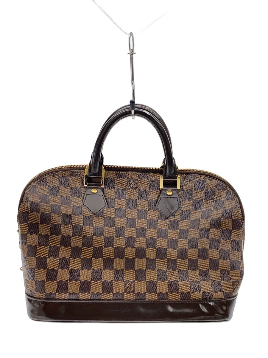 Rakuten - 【中古】LOUIS VUITTON◆アルマ_ダミエ・エベヌ/PVC/BRW【バッグ】
