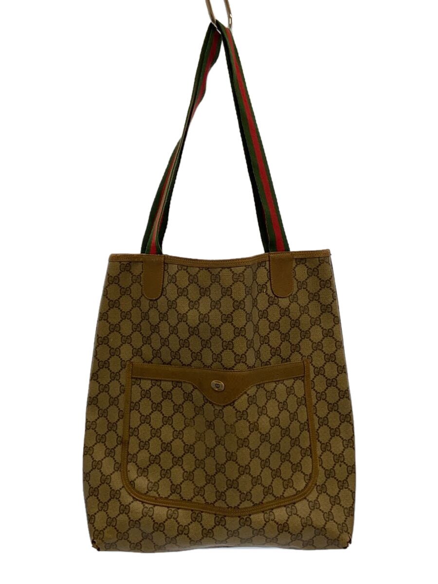 【中古】GUCCI◆トートバッグ/レザー