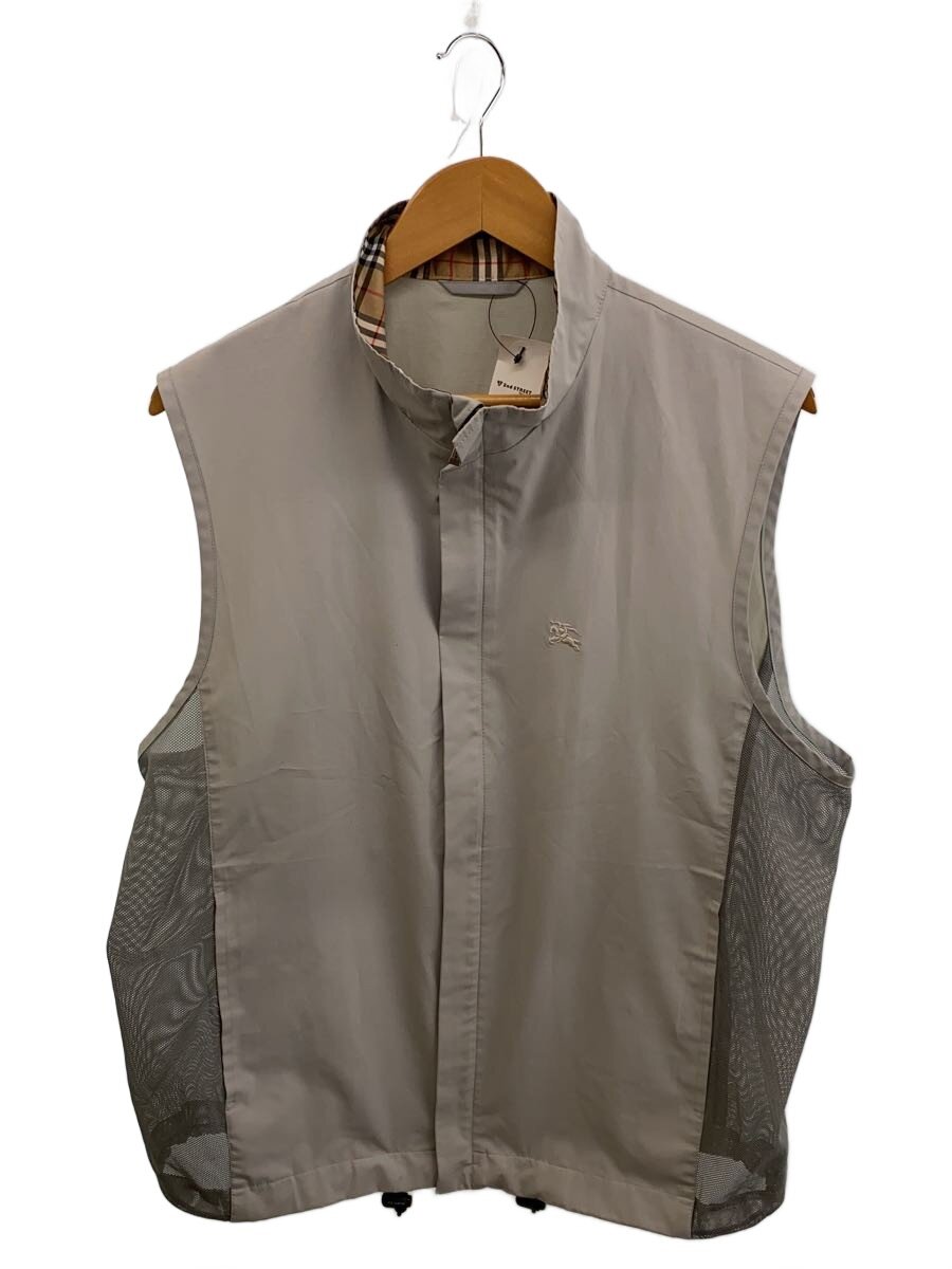 【中古】BURBERRY GOLF◆スポーツウェアー/L/GRY【スポーツ】