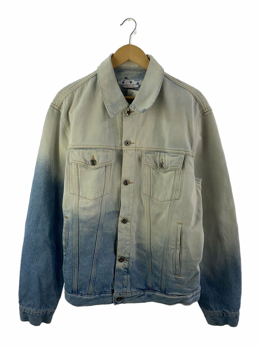 【中古】OFF-WHITE◆Gジャン/L/デニム/BLU/OMYE077S22DEN002【メンズウェア】
