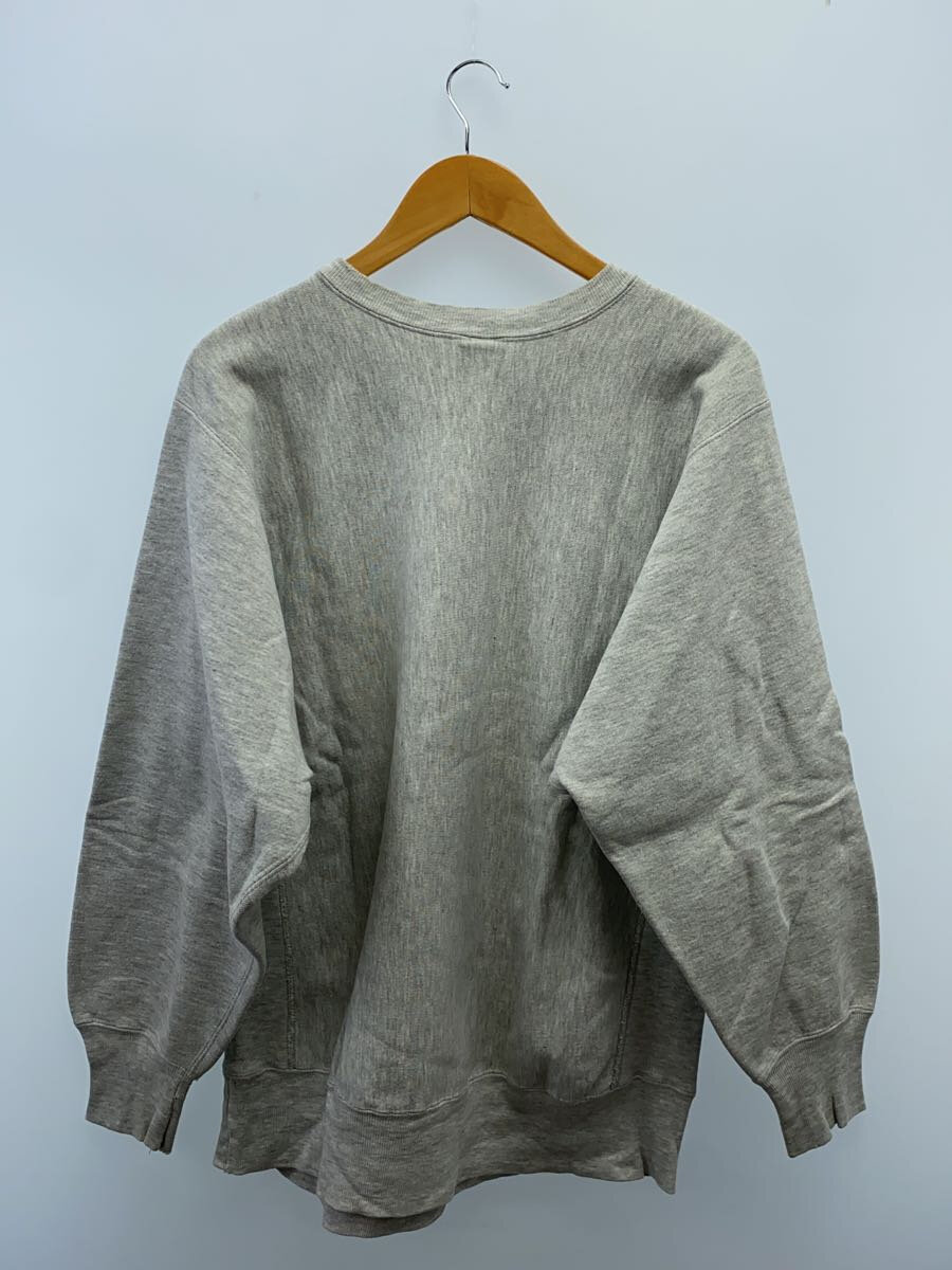 【中古】Champion◆90s/R.W/スウェット/XL/コットン/GRY/プリント【メンズウェア】