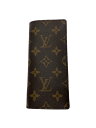 【中古】LOUIS VUITTON◆エテュイ・リュネット・サーンプル_モノグラム・キャンバス_BRW/PVC/BRW/総柄/メンズ//【服飾雑貨他】