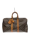 【中古】LOUIS VUITTON◆キーポル45_モノグラム・キャンバス_BRW/PVC/BRW【バッグ】(4)