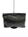 【中古】JIMMY CHOO◆セカンドバッグ/レザー/KHK/無地【バッグ】(4)