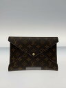 【中古】LOUIS VUITTON◆ポシェット・キリガミ_モノグラム・キャンバス_BRW/--/BEG/総柄【バッグ】