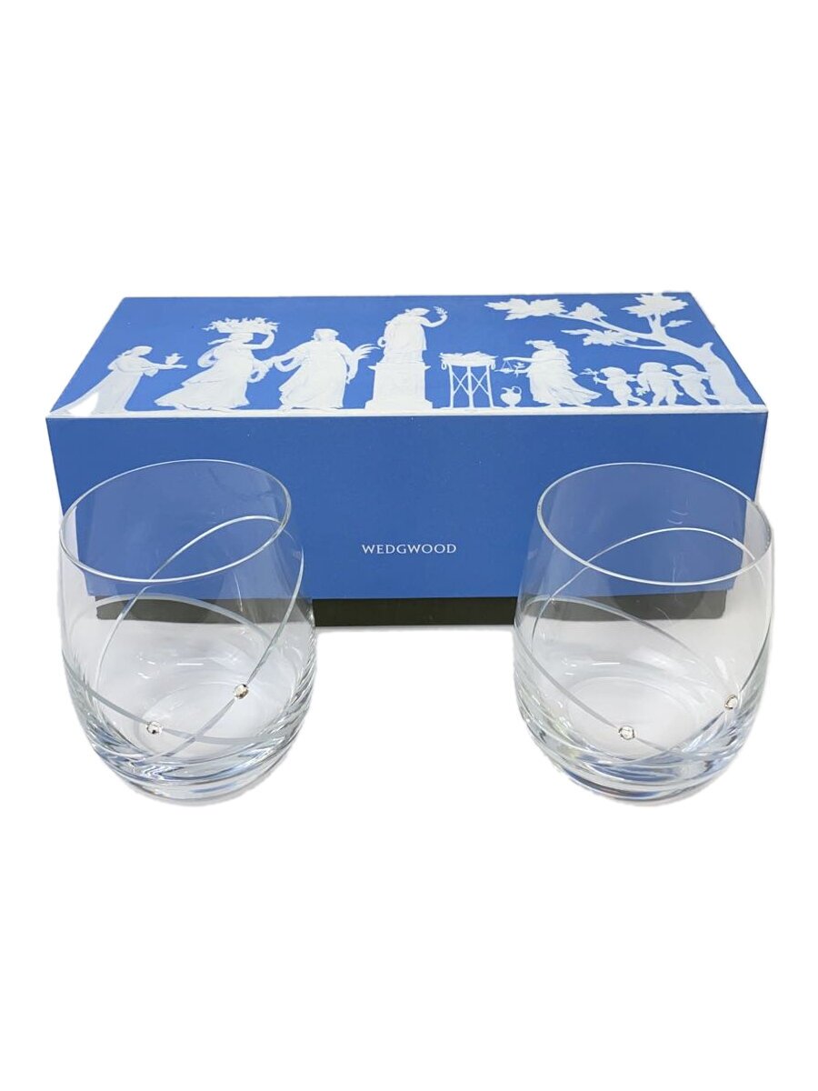 【中古】WEDGWOOD◆プロミシス ウィズ ディス リング タンブラー ペア/2点セット/CLR【キッチン用品】