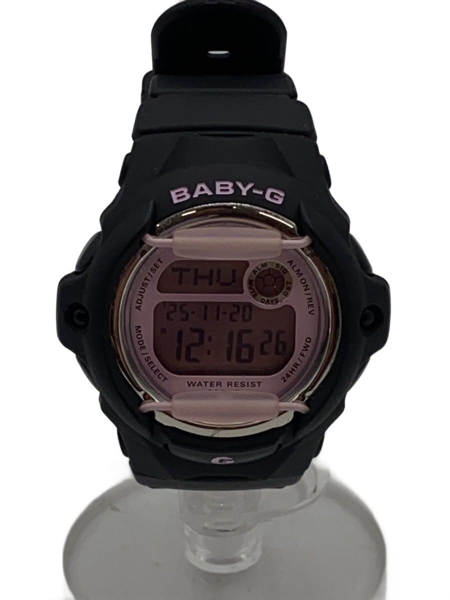Other - 【中古】CASIO◆クォーツ腕時計/デジタル/ラバー/PNK/BLK/BG-169U【服飾雑貨他】