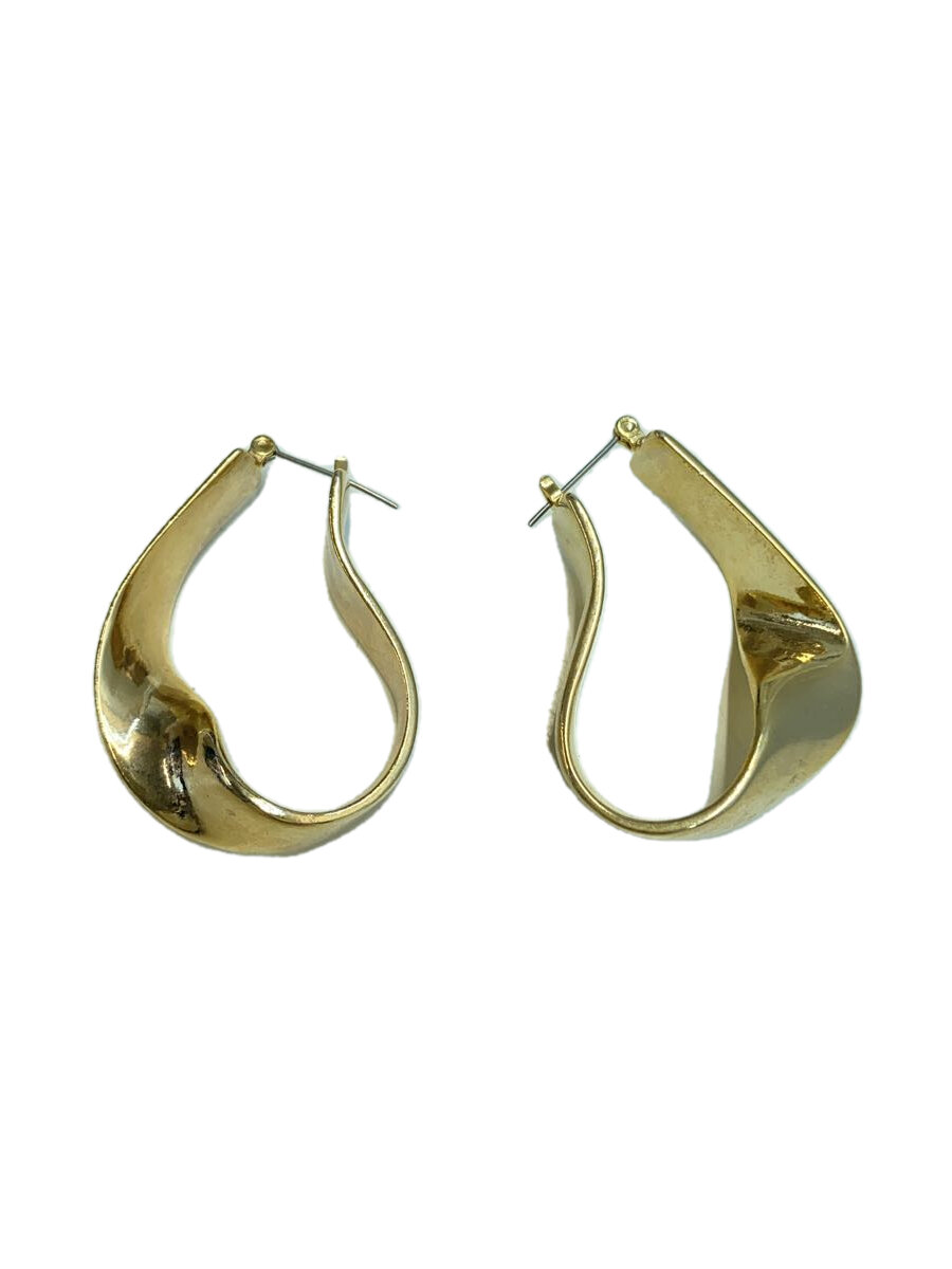 šPRANK PROJECT/Coated Logo Plate Twisted Earring/GLD//¾