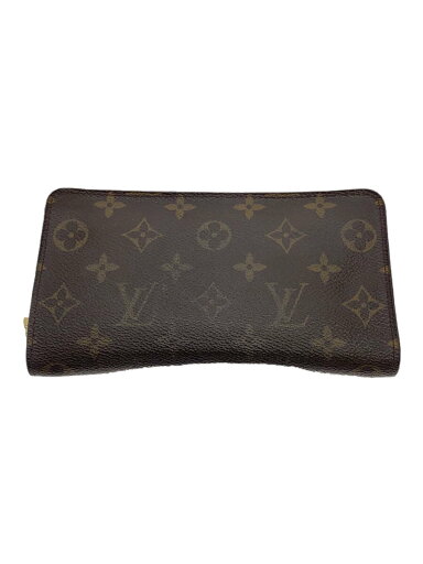 【中古】LOUIS VUITTON◆ポルト・モネ・ジップ_モノグラム・キャンバス_BRW/PVC/BRW/メンズ【服飾雑貨他】 【中古】LOUIS VUITTON◆ポルト・モネ・ジップ_モノグラム・キャンバス_BRW/PVC/BRW/メンズ【服飾雑貨他】