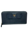 【中古】PRADA◆財布/レザー/BLK/無地/レディース【服飾雑貨他】(4)