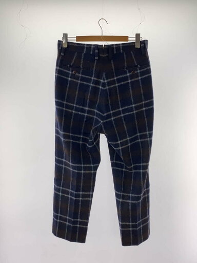 【中古】JUNYA WATANABE COMME des GARCONS MAN◆24AW/チェックパンツ/ボトム/S/ウール/NVY/チェック/WN-P018【メンズウェア】