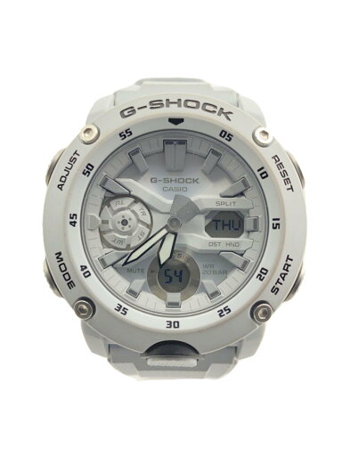 【中古】CASIO◆クォーツ腕時計・G-SHOCK/デジアナ/WHT/WHT【服飾雑貨他】 【中古】CASIO◆クォーツ腕時計・G-SHOCK/デジアナ/WHT/WHT【服飾雑貨他】