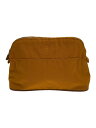【中古】HERMES◆ポーチ/--/YLW/イエロー/無地【バッグ】