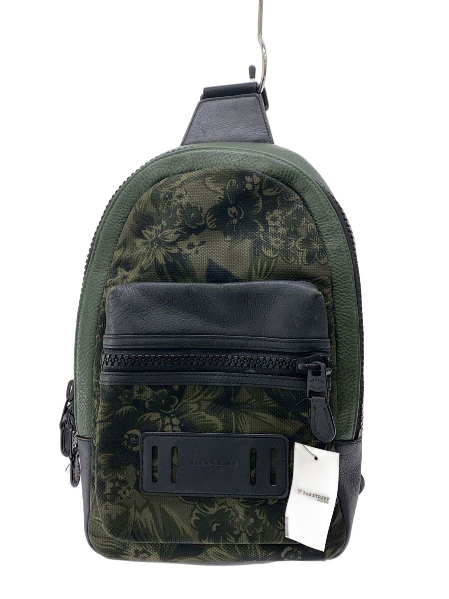 COACH - 【中古】COACH◆ショルダーバッグ/--/GRN/F59302/金属塗装はがれ/汚れ有【バッグ】