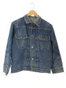 【中古】WRANGLER◆50s/VINTAGE/111MJ/C8刻印/プリーツ無/Gジャン/デニム/IDG/【メンズウェア】