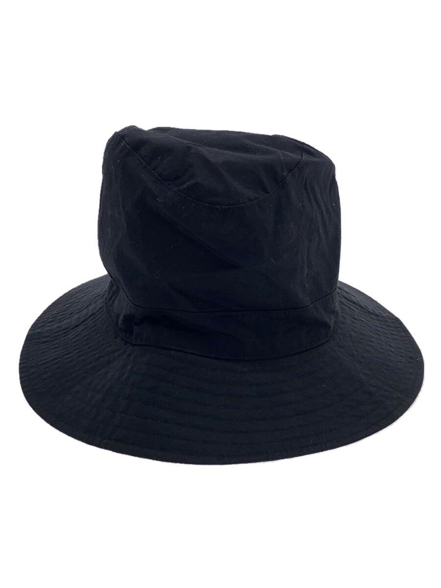 【中古】KIJIMA TAKAYUKI◆バケットハット/3/コットン/BLK/202711【服飾雑貨他】
