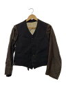 【中古】ジャケット/--/ウール/BLK/30s/ジレジャケット/針シンチ【メンズウェア】(4)