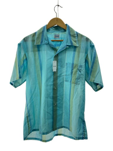 【中古】TOWN CRAFT◆半袖シャツ/L/コットン/BLU【メンズウェア】 【中古】TOWN CRAFT◆半袖シャツ/L/コットン/BLU【メンズウェア】