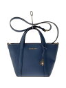 【中古】MICHAEL KORS◆ショルダーバッグ/--/NVY/無地/35R4G0CT1I【バッグ】
