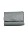 【中古】FURLA◆3つ折り財布/レザー/BLU/無地/レディース/コインケース使用感有【服飾雑貨他】(4)