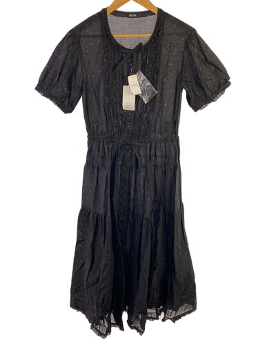 【中古】PINK HOUSE◆半袖ワンピース/--/コットン/BLK/ドット/A2141FAY508【レディースウェア】 【中古】PINK HOUSE◆半袖ワンピース/--/コットン/BLK/ドット/A2141FAY508【レディースウェア】
