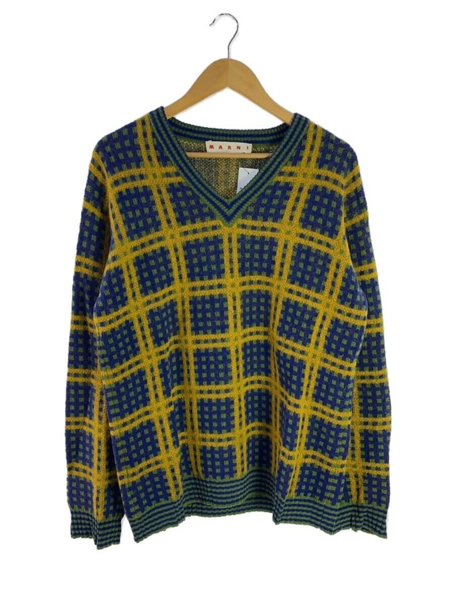 【中古】MARNI◆23AW/Vネックモヘアニ