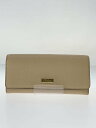 【中古】FURLA◆長財布/レザー/BEG/レディース【服飾雑貨他】