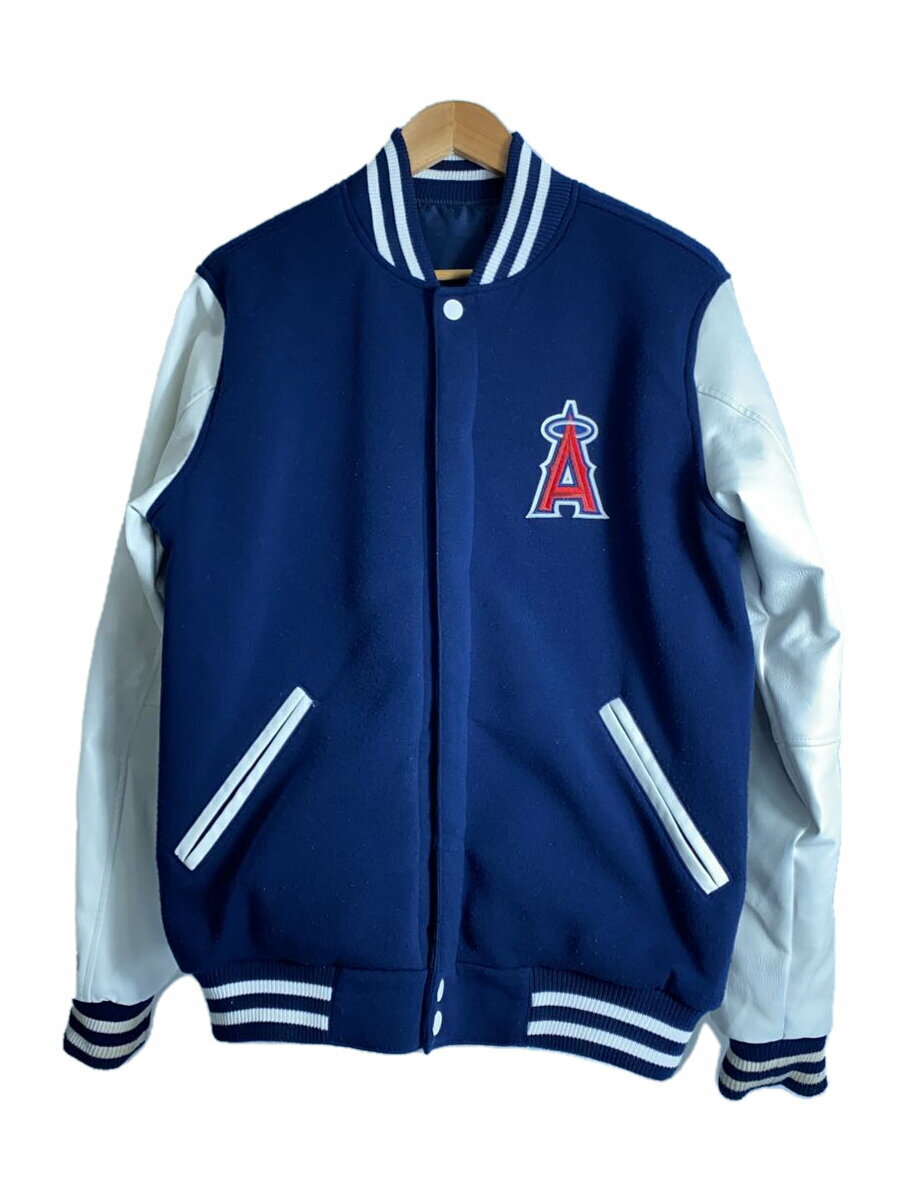 【中古】JH Design Group◆スタジャン/S/ポリエステル/NVY【メンズウェア】