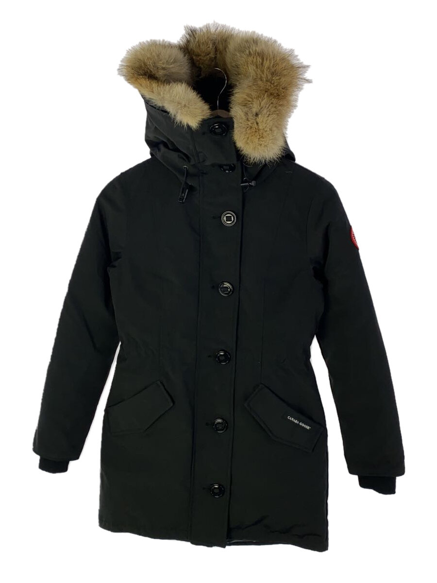 【中古】CANADA GOOSE◆ダウンジャケット/XS/ポリエステル/BLK/2580LA/ROSSCLAIR PARKA【レディースウェア】