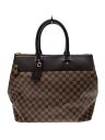 【中古】LOUIS VUITTON◆グリニッジPM_ダミエ・エベヌ_BRW/PVC/BRW/総柄【バッグ】